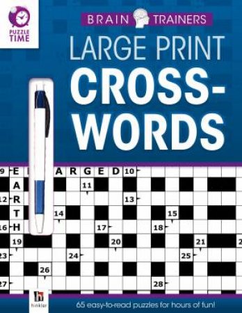 Large Print Puzzles With Pen: Crossword by Various