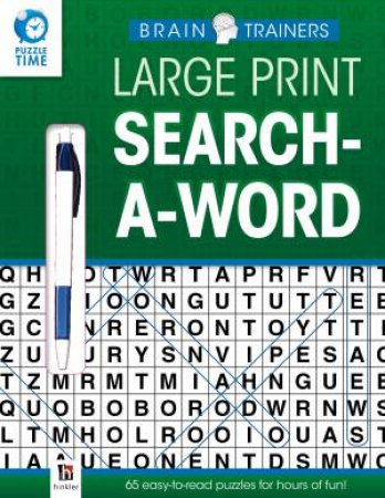 Large Print Puzzles With Pen: Search a Word 2 by Various