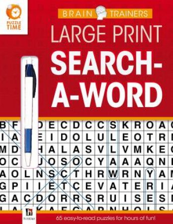 Large Print Puzzles With Pen: Search a Word 1 by Various