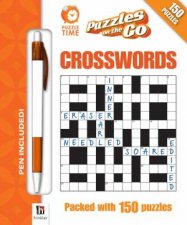 Puzzles on the Go With Pen Crossword Series 3