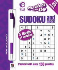 Puzzles on the Go With Pen Sudoku Series 3