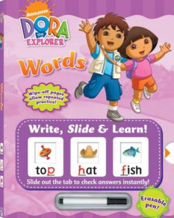 Write, Slide & Learn: Dora Words by Various