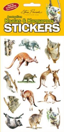 Koala And Kangaroo Sticker Sheet by Unknown