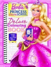 Barbie Princess Charm School Deluxe Colouring Book