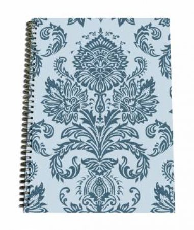 A5 N/Pad-Blue Foral by New Holland Publishers