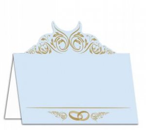 Place Card-Wedding Rings by Various