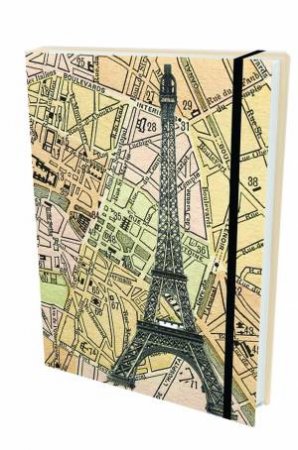 Travel Journal Map-Paris by Various