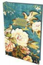 Luxury Journal Blue Bird  Roses