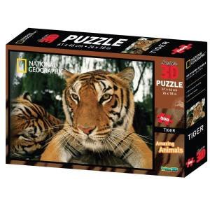 3D National Geographic Puzzle: Tiger by Various