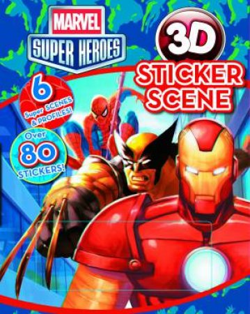 Marvel Super Heroes Heroes 3D Sticker Scene by Various