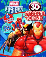 Marvel Super Heroes Heroes 3D Sticker Scene