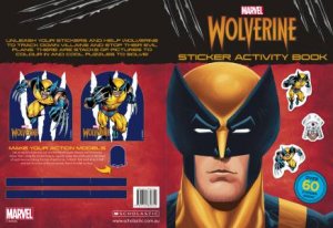 Marvel Wolverine Deluxe Sticker Activity Book by Unknown