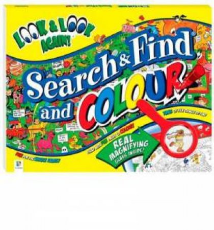 Look and Look Again With Magnify Glass: Search and Find and Colour by Various