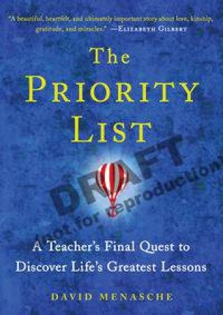 The Priority List by David Menasche