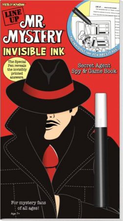 Invisible Ink Game Book: Mr Mystery Line-up by None