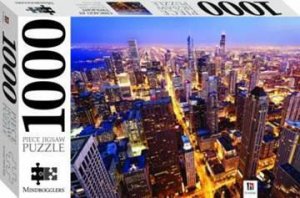 Mindbogglers 1000 Piece Jigsaw: Chicago At Twilight by Various