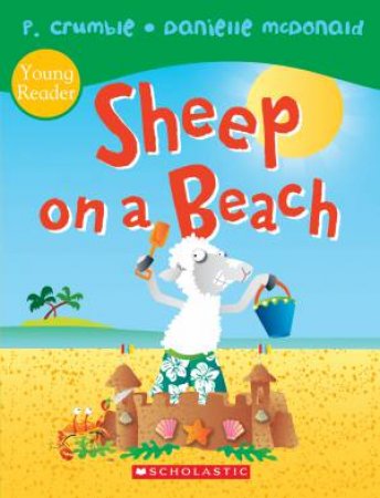 Sheep on a Beach by P Crumble