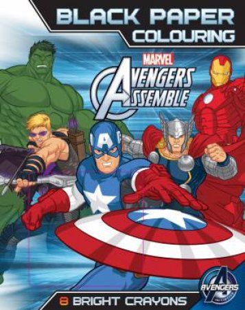 Marvel Avengers Assemble Black Paper Colouring by Various