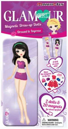 Glamour Girl Magnetic Dress-up Dolls: Dressed to Impress by Various