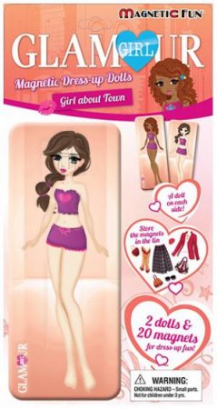 Glamour Girl Magnetic Dress-up Dolls: Girl about Town by Various