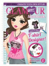 Glamour Girl A5 Sketchbook TShirt Designer