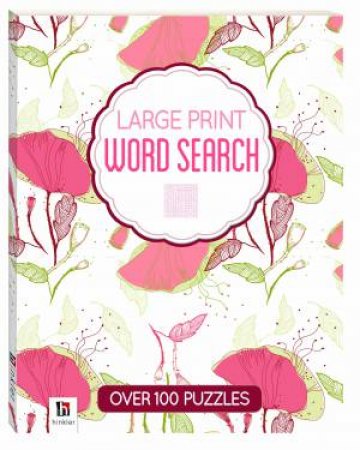 Large Print Word Search (peach) by Various