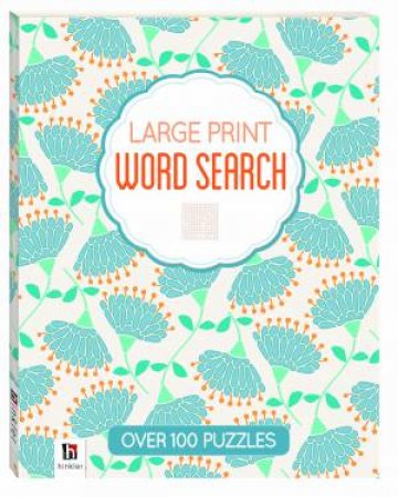 Large Print Word Search (blue) by Various