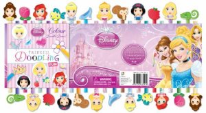 Disney Princess Doodling Fun Pencil and Eraser Set by Various