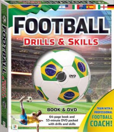 Football Drills and Skills Book and DVD Small Gift Box (PAL) by Michael Petersen