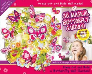 3D Magical Butterfly Garden! Press Out and Build Wall Model by Various