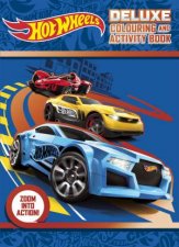 Hot Wheels Deluxe Colouring And Activity Book