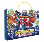 Super Hero Adventures Sticker Fun Activity Case