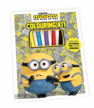 Minions The Rise Of Gru: Colouring Kit by Various