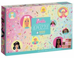 Barbie: Adult Colouring Book And Puzzle (1000 Pieces) by Various