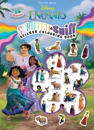 Encanto: Scratch Aand Sniff Sticker Colouring Book by Various