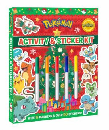 Pokemon Christmas: Colouring Kit by Various