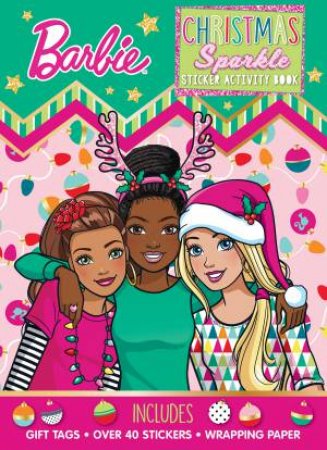 Barbie: Christmas Sparkle Sticker Activity Book by Various