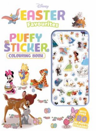 Disney Favourites: Easter Puffy Sticker Colouring Book by Unknown