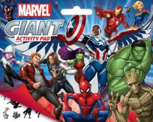 Marvel Giant Activity Pad (Starring Captain America) by Unknown