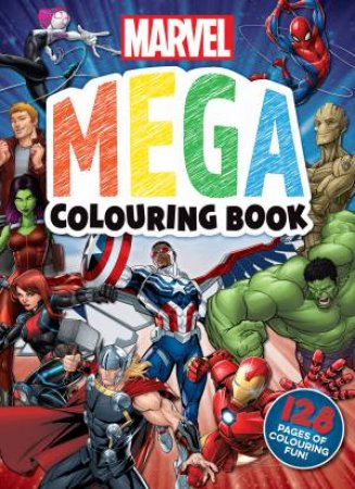 Marvel: Mega Colouring Book (Starring Captain America) by Unknown