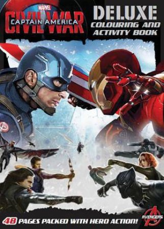 Captain America Civil War Deluxe Colouring and Activity Book by Various