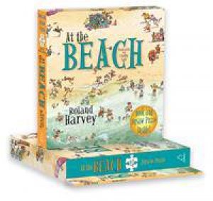 At The Beach: Book And Jigsaw Puzzle by Roland Harvey