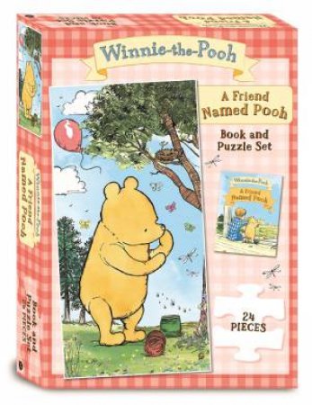 A Friend Named Pooh Book And Puzzle Set by Various