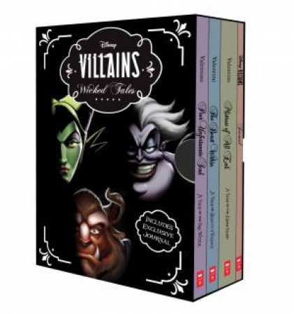 Disney: Villains Wicked Tales Boxed Set With Journal by Various