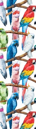 Tasseled Bookmark: Birds In Watercolour by Various