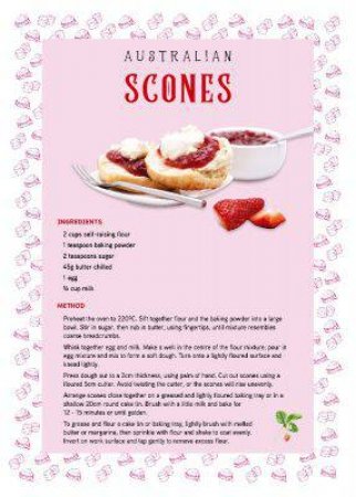 Australian Scones Tea Towel by Various