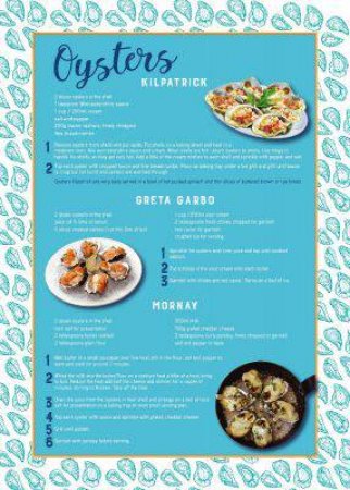 Oysters Tea Towel by Various