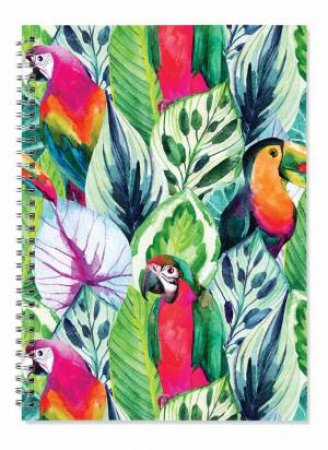 Toucan Birds A4 Spiral Notepad by Various