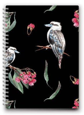 Sitting Kookaburras: A5 Lined Spiral notebook by Various