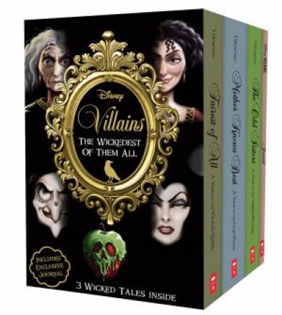 Disney Villains The Wickedest Of Them All: 3-Book With Journal Box Set by Various